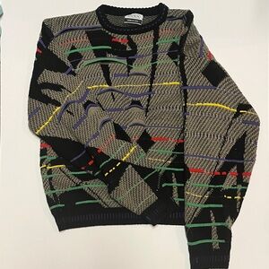Colorful Geometric Crewneck Sweater